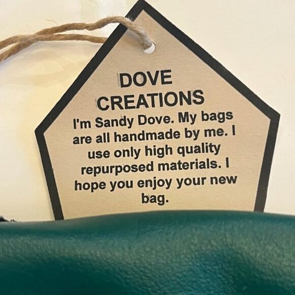 Handmade Crossbody Bag Repurposed Material NWT - Picture 2 of 7